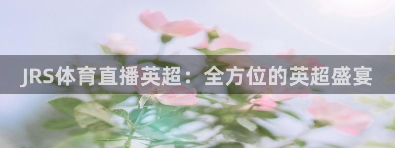 JRS体育直播英超：全方位的英超盛宴